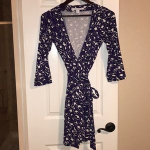 Diane Von Furstenberg Julian Two Mini wrap dress